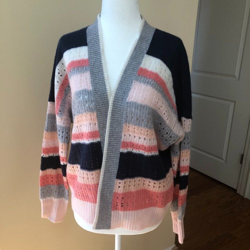 Open Front Cashmere Cardigan from 360 Cashmere